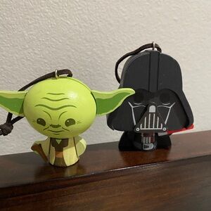 Star Wars Yoda and Darth Vader Ornaments